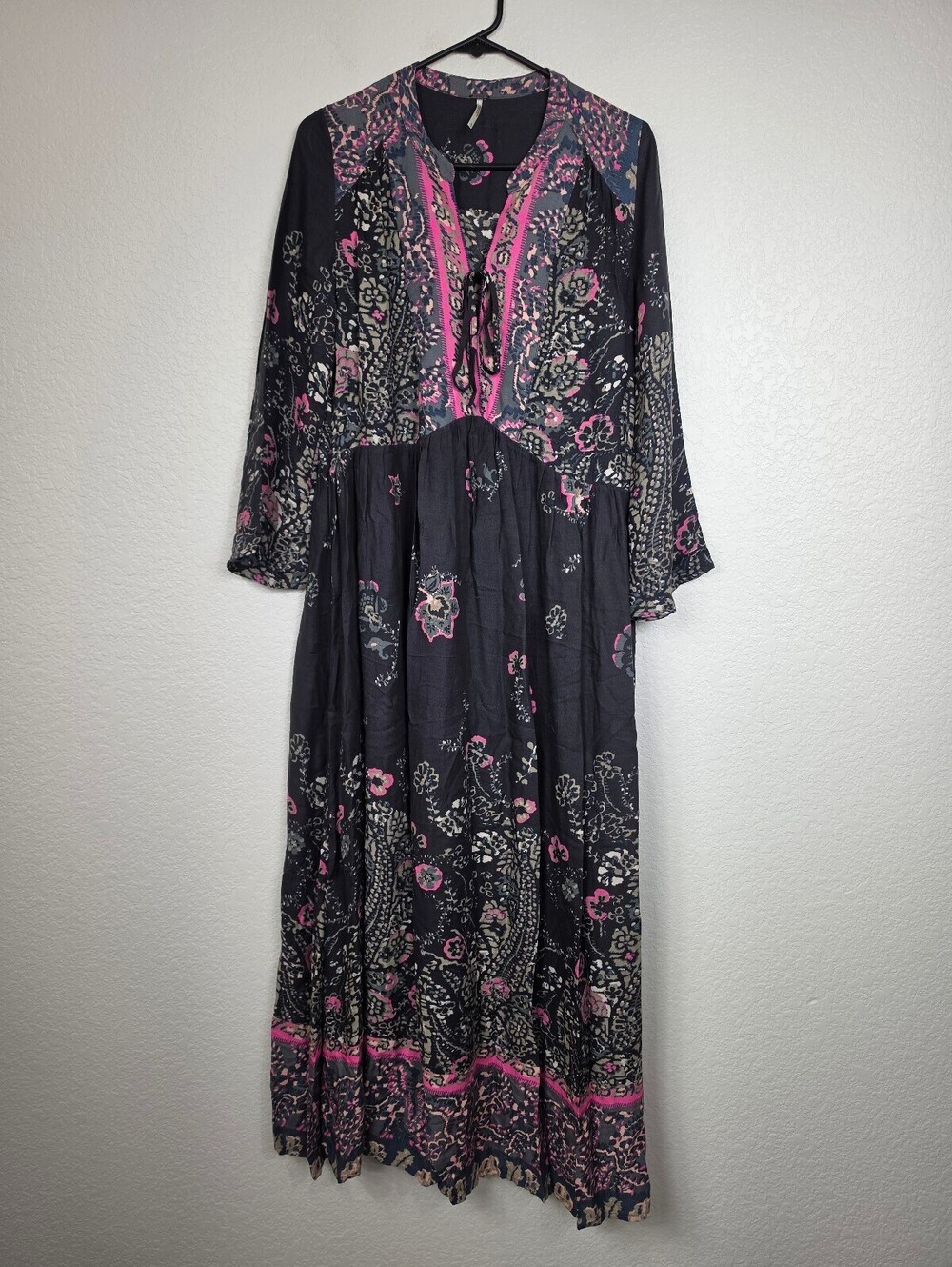 Free People Boho Floral Maxi Dress Small